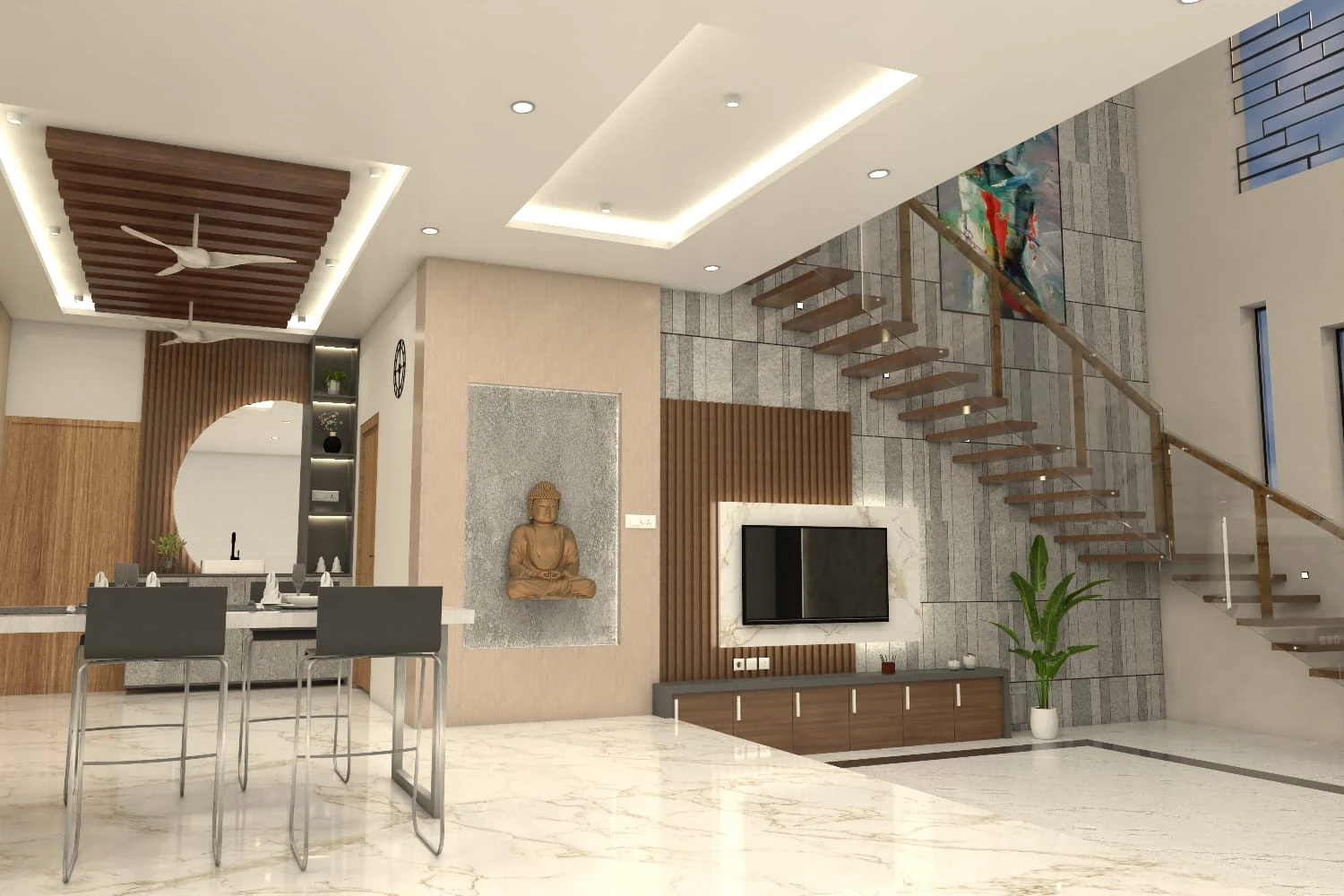Double Height Living Room Design